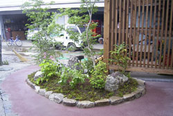 安心できるお庭